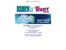 Tablet Screenshot of kuryradio.com